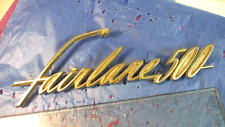 Ag22 Ford Fairlane 500 Trunk Emblem Vintage 1961 C1ab6442528a Ford Fairlane 500