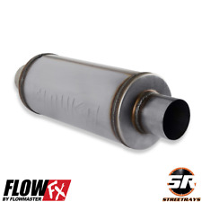 Flowmaster 72619 Flow Fx Universal Ss Muffler 3 Inlet Outlet - 6 Round Body