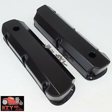 Small Block Ford Black Fabricated Aluminum Valve Covers Sbf  289 302 351w 5.0l