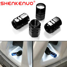 4pc Black Aluminum Metal Wheel Tire Valve Stem Air Caps Covers For Nissan Sentra