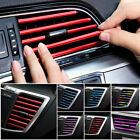 10pcs 20cm Car Interior Air Conditioner Outlet Decoration Strip Auto Accessories