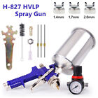Hvlp Air Spray Gun Kit 3 Nozzle Auto Paint Car Primer Detail Basecoat Clearcoat