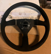 Grant 8541 Classic Series Black Spoke Suede Grip Wheel 13.5 In Diameter Sc