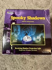 Vintage Halloween Spooky Shadows Revolving Projection Light 1995 Paper Magic