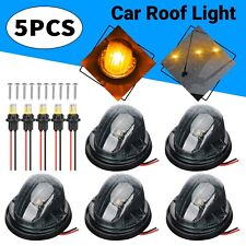 5x For 73-87 Chevy Gmc Ck Series Smoked Cab Roof Running Marker Light 194 Led
