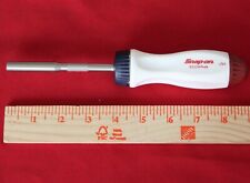 Snap On Tool Screwdriver Redwhite And Blue Hard Handle 5 Bit Tip Ssdmr4b New