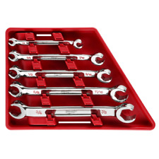 Milwaukee Tool 5pc Double End Flare Nut Wrench Set - Sae