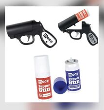 Police Pepper Gun - Equipped W Disorienting Led Strobe Light 20 Ft Spray Range