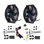 2x Black 10 Electric Radiator Cooling Fan Thermostat Relay Mounting Kits