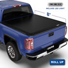 New 8ft Roll Up Truck Bed Tonneau Cover For 1988-2007 Chevy Silverado Gmc Sierra
