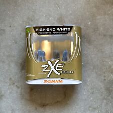Sylvania Silverstar Zxe Gold H1 Pair Set H1szg.bp2 Headlight Bulbs New
