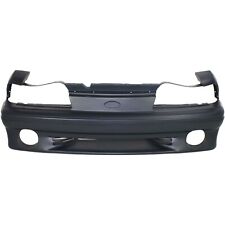 Front Bumper Cover For 1987-93 Ford Mustang Gt Models Primed With Fog Lamp Holes