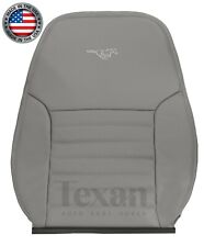99 - 04 Ford Mustang V8 Passenger Lean Back Perforated Leather Seat Cover Gray