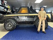 Tonka Bronco 20 1979 Pickup Truck Metal Mr-970 With Figure Big Duke Roughneck
