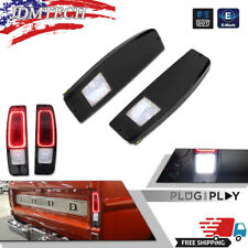 Pair 2 1967-1972 Ford Truck 1967-1977 Bronco Smoked Tail Light Taillamps Lhrh