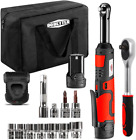 Electric Ratchet Wrench 38 Cordless Ratchet Wrench Set Extended 55 Nm Battery