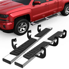 6 Step Bars Running Boards Pair For 07-18 Chevy Silverado Gmc Sierra Double Cab