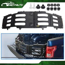 Black Truck Stowable Bed Extender Kit Fits For 2007-2023 Toyota Tundra