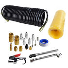 20 Air Compressor Accessory Kit Craftsman Hose Coil Nylon Blow Piston Tire Gauge