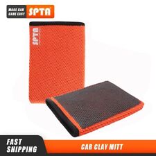 Spta 1 Pack Car Wash Glove Microfiber Clay Bar Towel Detail Clean Cloth Rag Mitt
