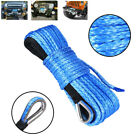 14in X50 8000lbs Synthetic Winch Rope Line Recovery Cable 4wd Atv Utv Sheath