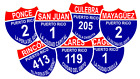 We Have All Towns Cities 3 Sizes Highway Signs Of Puerto Rico Stickers
