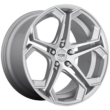 20x10.5 Foose F170 Impala Gloss Silver Machined Wheel 5x4.5 40mm