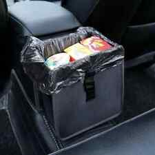 Portable Car Trash Bin Garbage Bin Storage Bag Vehicle Waterproof Black