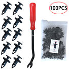 100 Pcs Fasteners Car Bumper Retainer Clips Fits Most Cars Replacement Parts