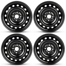 New Set Of 4 15 X 5.5 Replacement Steel Wheel Rim 2006-2012 For Toyota Yaris