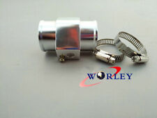 28mm Adapter Water Temp Temperature Joint Pipe Sensor Gauge Radiator Hose Silver