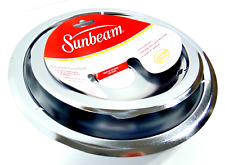 Sunbeam Stove Top Drip Pans Burner Range Reflector Bowls 6and 8 Diameter Pan