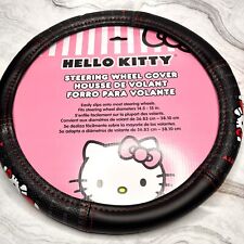 Hello Kitty Black Red Steering Wheel Cover Car Truck Suv - New