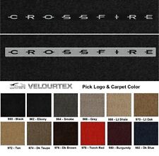 Lloyd Mats Velourtex Chrysler Crossfire Word Logo Floor Mats 2004-2008
