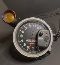 Auto Meter 233904 Autogage 5 Black Monster Shift-lite Tachometer 0-10000 Rpm