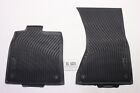 New Audi Oem Front Black All Weather Rubber Floor Mats S6 2012-2018 Pair A6 Mat