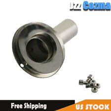 For 3 Stainless Round Exhaust Muffler Universal Removable Db-killer Silencer