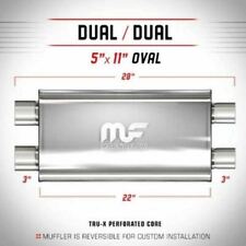 Magnaflow Universal Muffler 12599 5 X 11 Tru-x Oval Stainless Steel 3 Inout