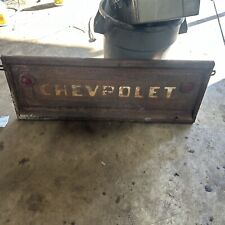 Vintage Late 50s 60s Chevy Chevrolet Truck Stepside Tailgate