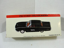 1963 Ford T-bird Thunderbird Readers Digest Diecast 164 Black In Box