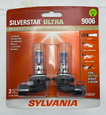 Sylvania Silverstar Ultra Brightest Downroad Whiter Light 9006 2 Halogen Lamps