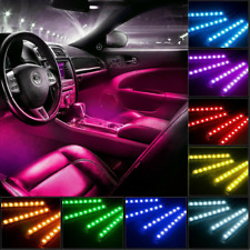 Rgb Led Car Interior Accessories Floor Decorative Atmosphere Strip Lamp Lights