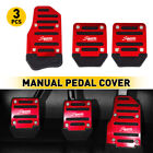 Universal Nonslip Manual Transmission Brake Foot Pedal Pad Cover Accessories Kit