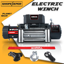 X-bull Electric Winch 12000lbs 12v Steel Cable Towing Truck 4wd Trailer