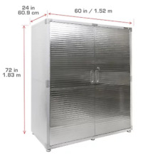 Ultrahd Extra-wide Mega Lockable Storage Cabinet - 60 X 24 X 72 Free Shipping