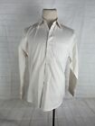 Nordstrom Mens Cream Solid Cotton Dress Shirt 15 - 33 125
