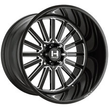 Hostile H127 Titan 20x9 6x5.5 12mm Blackmilled Wheel Rim 20 Inch