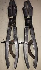 Pair Vtg K-d Tools 145 Hose Pinching Clamping Ratcheting Pliers Clamp Free Sh