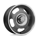 American Racing Vintage Vn506 17in Wheel Mag Gray Center Polished Lip