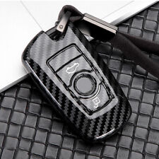 Carbon Fiber Shell Skin Car Remote Key Fob Case Cover For Bmw 3 5 7 Series X2 X5